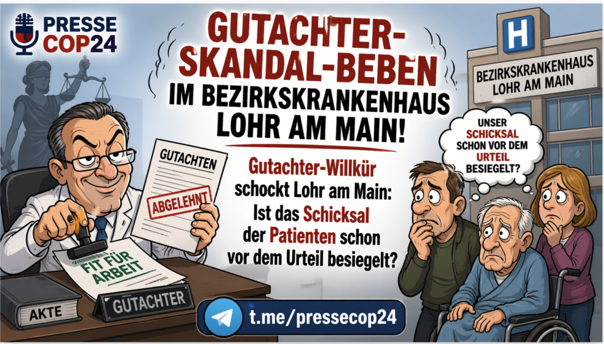 GUTACHTER-SKANDAL-BEBEN IM BEZIRKSKRANKENHAUS LOHR AM MAIN!