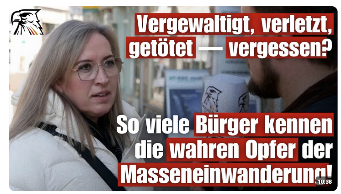 So viele Bürger kennen die wahren Opfer der Masseneinwanderung!