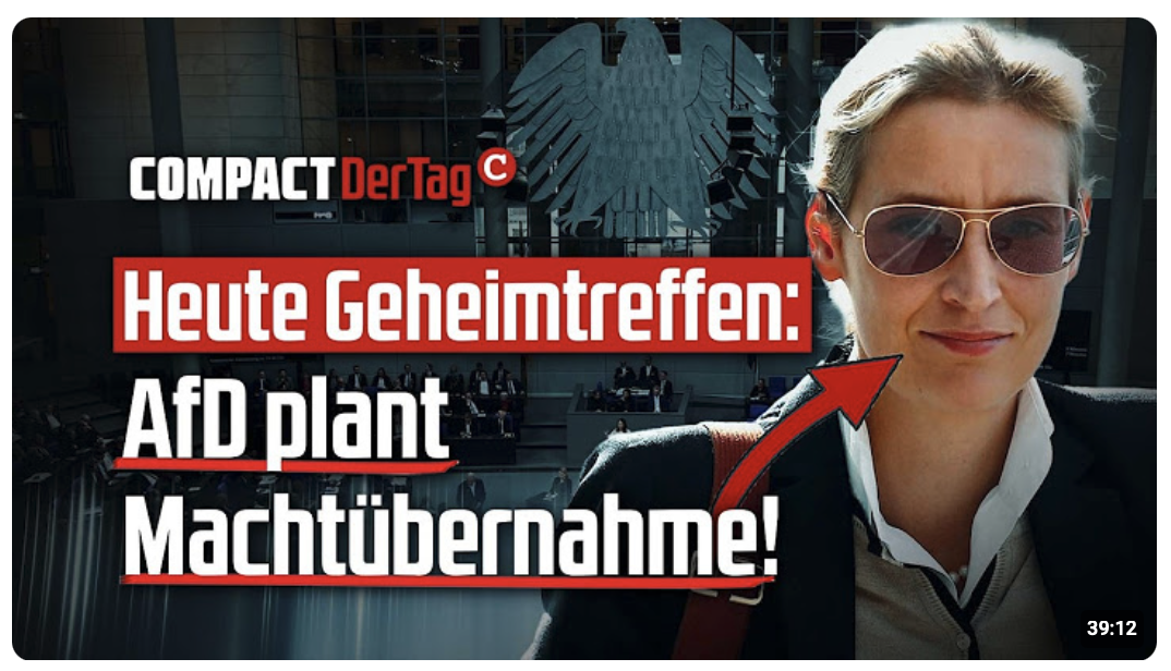 Heute Geheimtreffen: AfD plant Machtübernahme