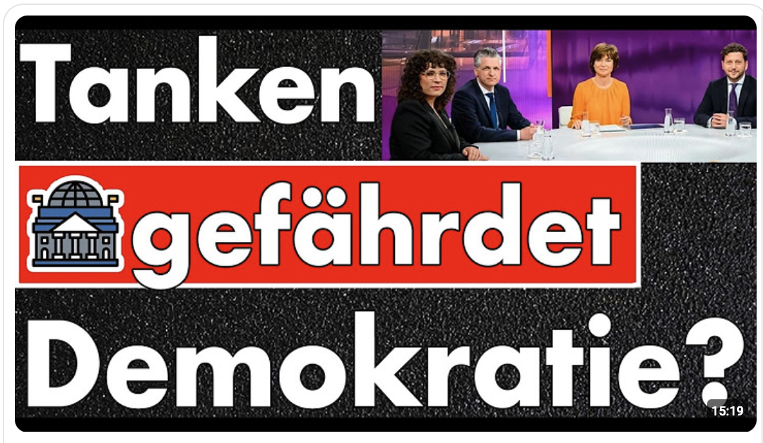 Spritpreise unterwandern die Demokratie? Regierungsberaterin von Habeck & Klingbeil bei Illner!