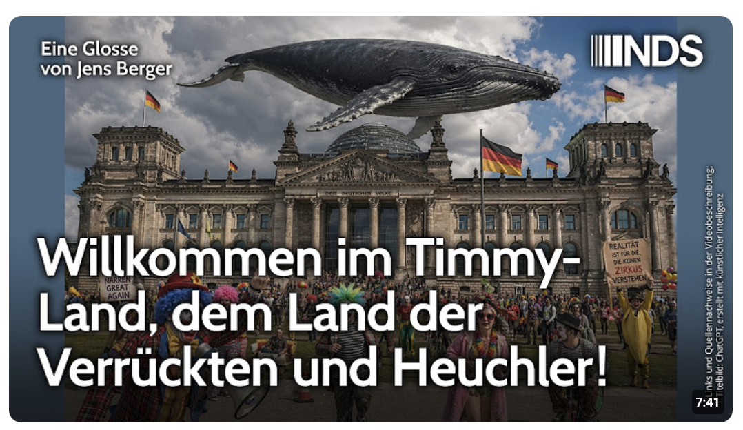 Willkommen im Timmy-Land, dem Land der Verrückten und Heuchler! | Jens Berger | NDS-Podcast