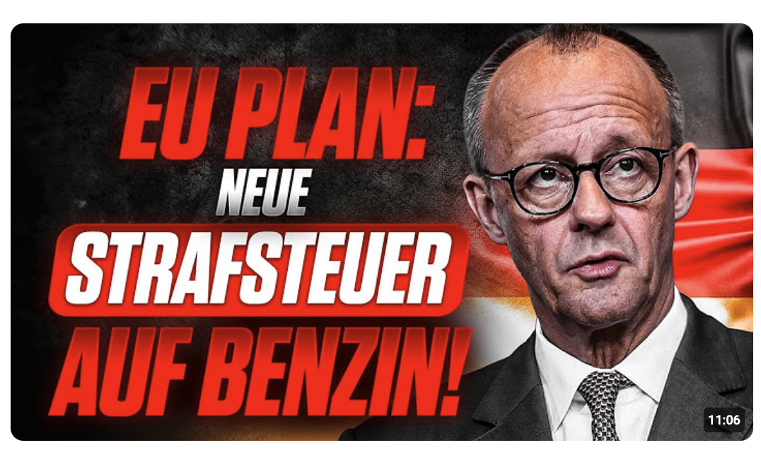 NEUES GESETZ: STRAFSTEUER auf BENZIN kommt!