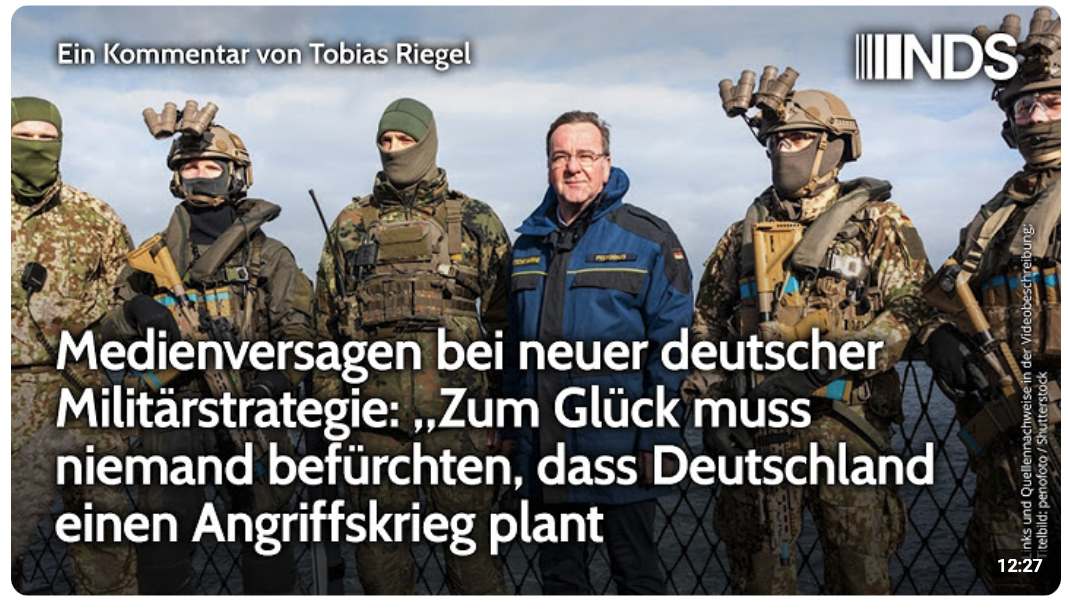Medienversagen : „Zum Glück muss niemand befürchten, dass Deutschland einen Angriffskrieg plant“