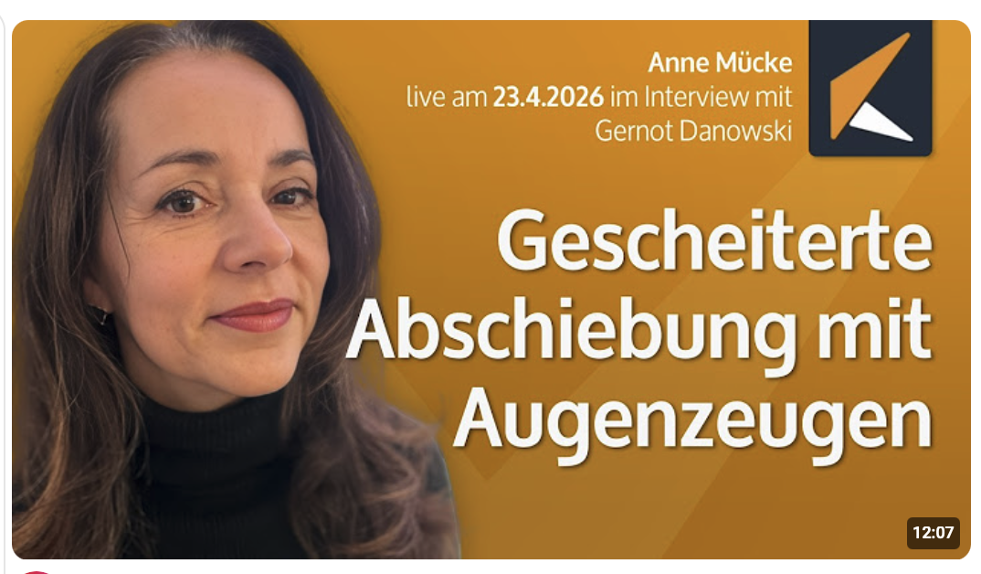 Die Abschiebung eskalierte und ich war live dabei