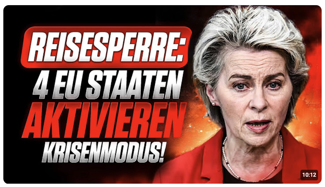 REISESPERRE: 4 EU STAATEN aktivieren KRISENMODUS!