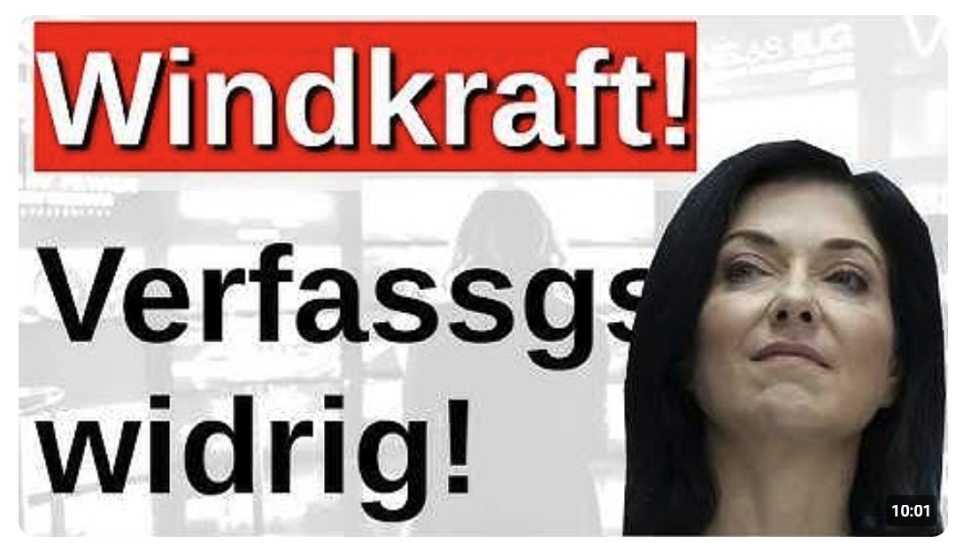 Experte: Es ist Verfassungswidrig! Windkraft bedeutet Naturzerstörung und teurer Strom!