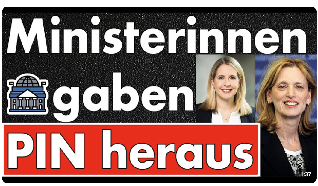 Ermittlungen wegen Inkompetenz? Ministerinnen gaben PIN für Chat freiwillig heraus! Werft Sie raus!