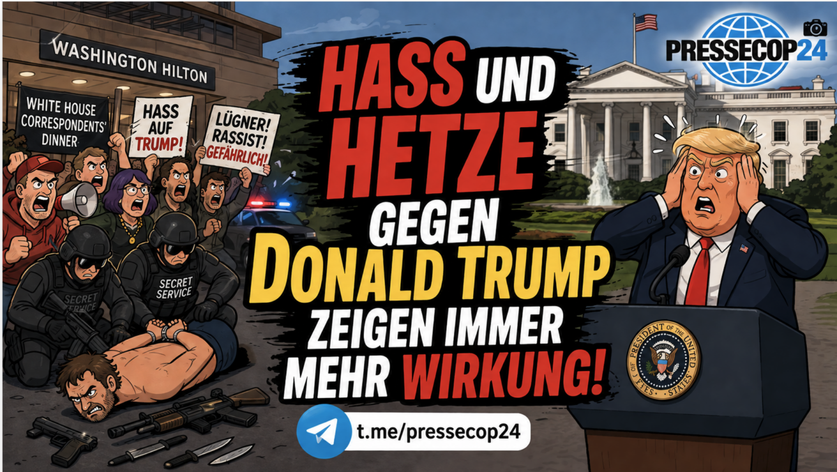HASS UND HETZE GEGEN PRÄSIDENT ZEIGT WIRKUNG! ANSCHLAG BEI TRUMP-DINNER! SCHÜTZE NIEDERGERUNGEN – PRÄSIDENT IN SICHERHEIT GEBRACHT!