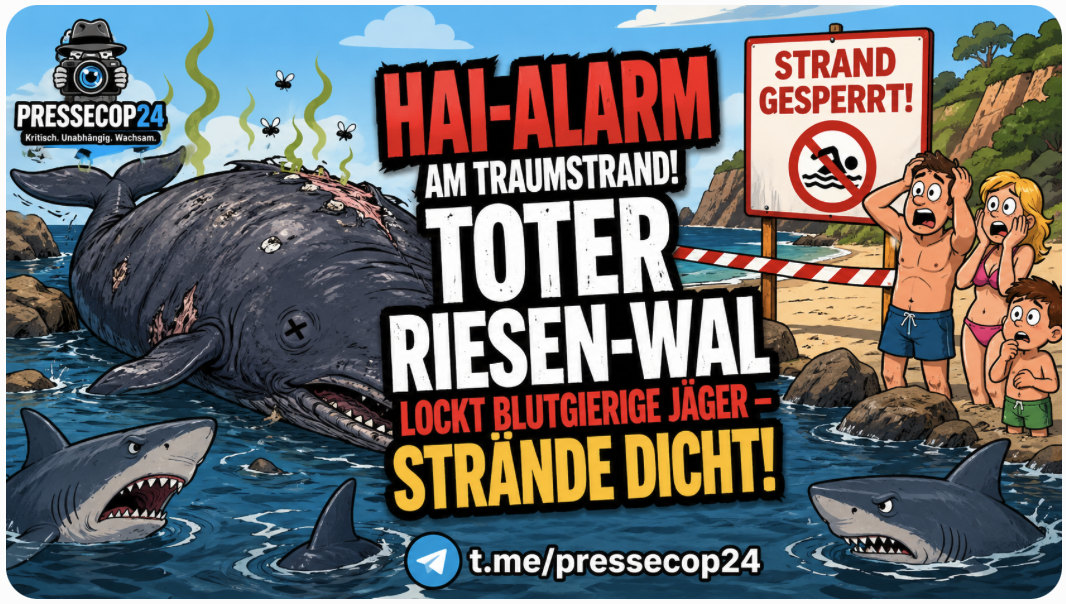 HAI-ALARM AM TRAUMSTRAND! TOTER RIESEN-WAL LOCKT BLUTGIERIGE JÄGER – STRÄNDE DICHT!