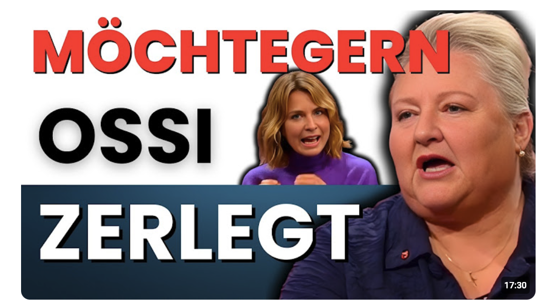  Chancenlose ÖRR-Moderatorin Jessy Wellmer von waschechten Ossi Antje Hermenau rasiert