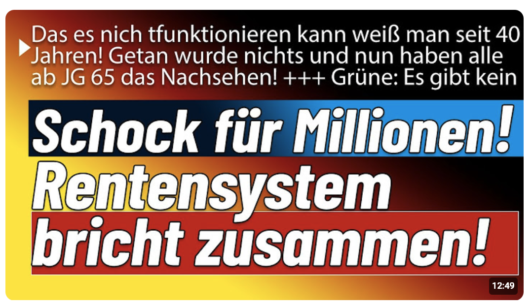 Aus und vorbei! Die Rente für Millionen angehende Rentner kann nicht mehr garantiert werden!
