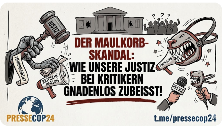 DER MAULKORB-SKANDAL: WIE UNSERE JUSTIZ BEI KRITIKERN GNADENLOS ZUBEISST!