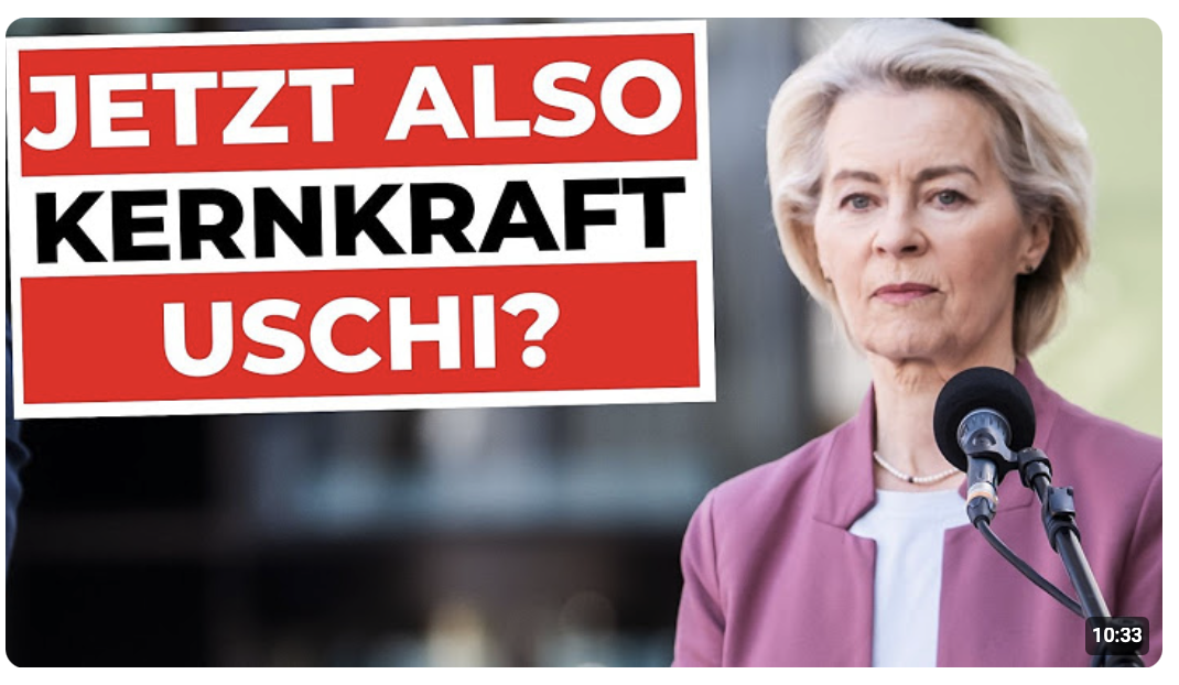 Energiewende gescheitert! Ursula von der Leyen verrät das grüne Märchen