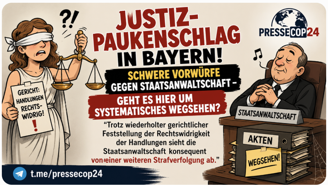 JUSTIZ-BEBEN IN FRANKEN! SCHWERE VORWÜRFE GEGEN STAATSANWALTSCHAFT – GEHT ES HIER UM SYSTEMATISCHES WEGSEHEN?