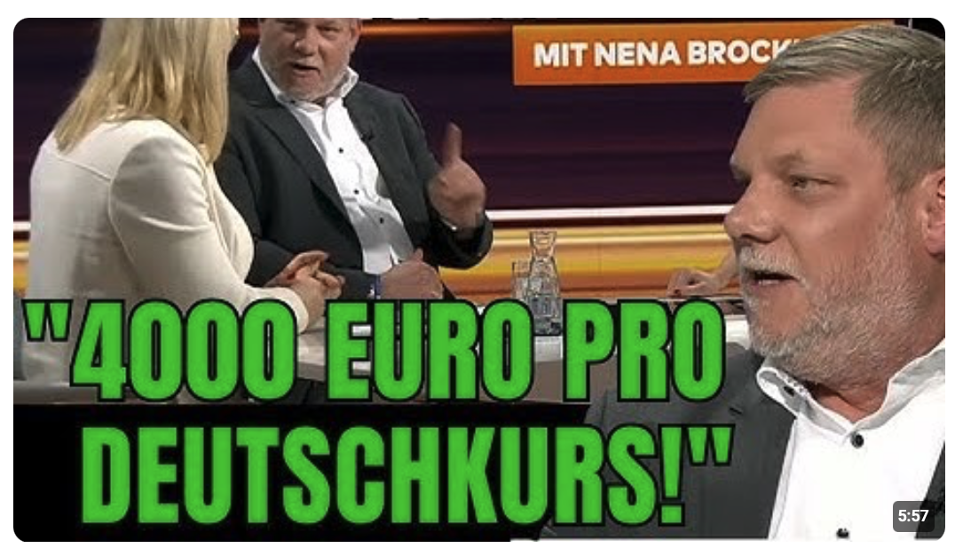 „Wer sich integrieren WILL, der macht es auch ohne Kurs.“ / 1300 Millionen für Deutschkurse jährlich