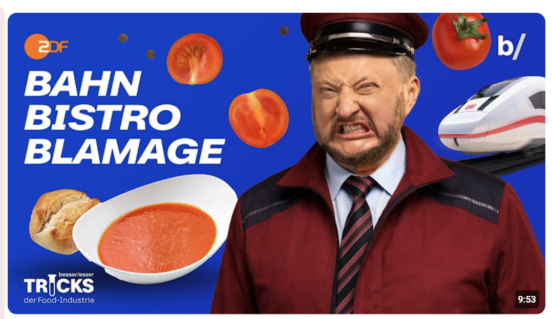 Traurige Tomatensuppe: Sebastian Lege zieht bei der Deutschen Bahn die Notbremse
