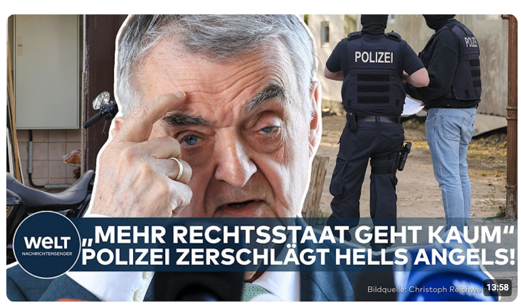 MEGA RAZZIA: Polizei zerschlägt Hells Angels!