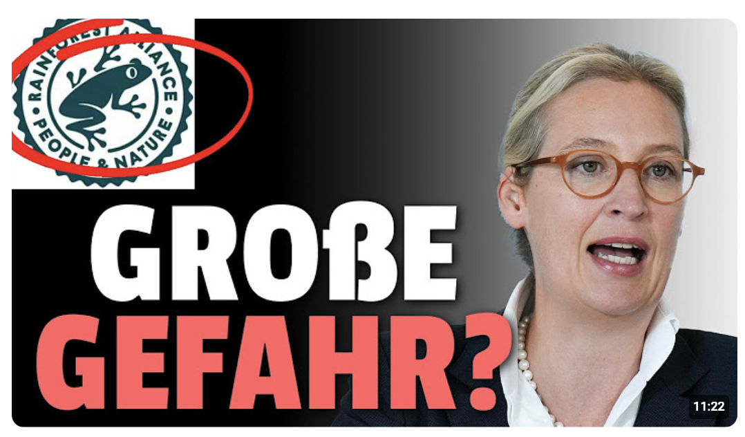 Frosch Logo überall: Lebensmittel in GEFAHR?