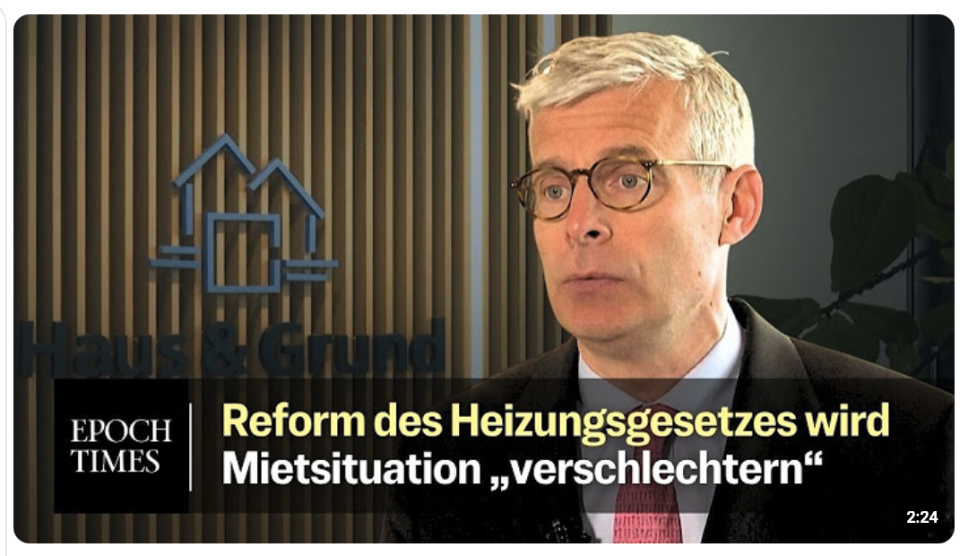 Haus & Grund Präsident: Vermieten in Deutschland lohnt sich nicht mehr
