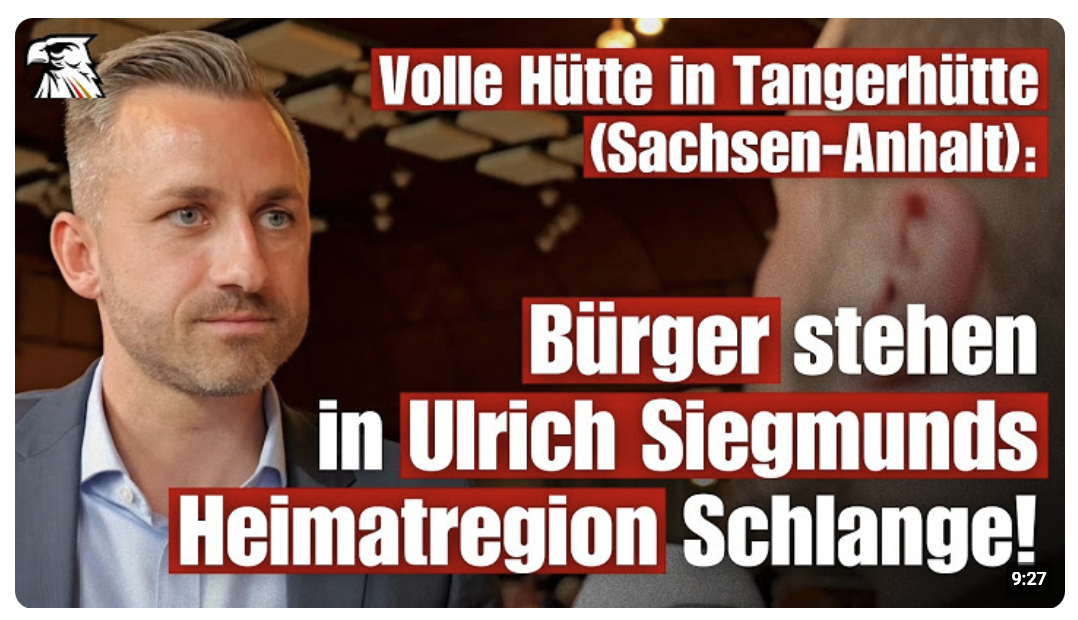 Volle Hütte in Tangerhütte: Bürger stehen in Ulrich Siegmunds Heimatregion Schlange!