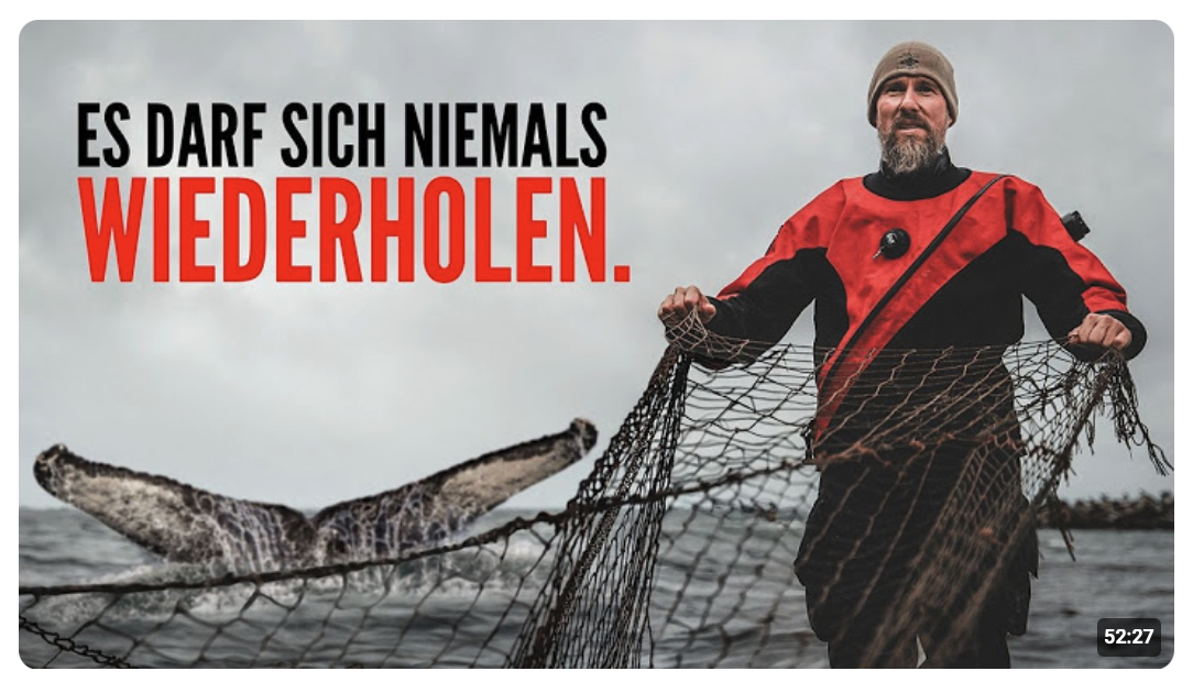 Damit sich das Schicksal vom Buckelwal nicht wiederholt.