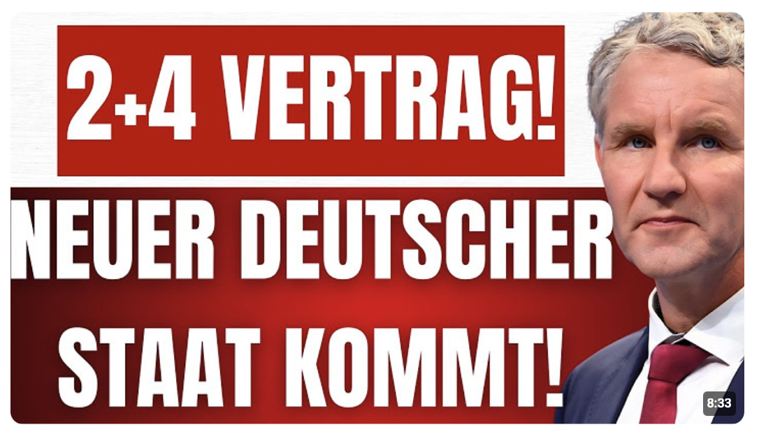 PUTIN bestätigt GRÜNDUNG eines NEUEN DEUTSCHEN STAATES! – OST-BRD, KÖNIGSBERG, POMMERN! – 2+4!
