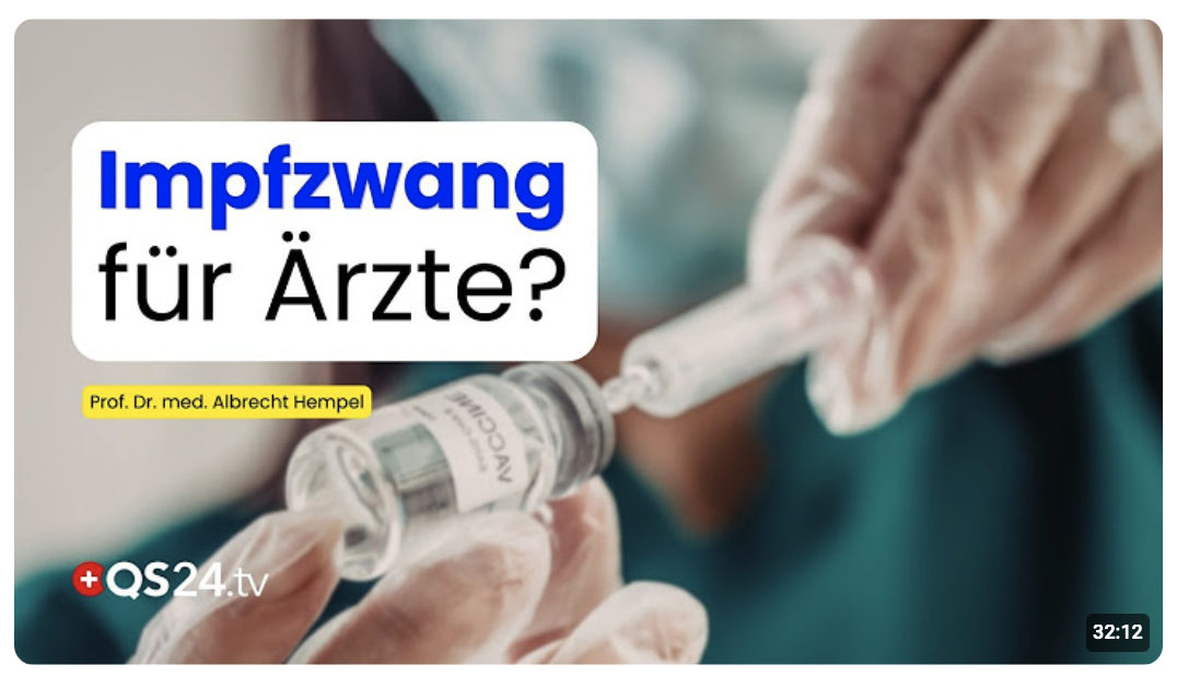 Impfzwang für Ärzte? Was wirklich dahintersteckt | Naturmedizin | QS24 Gesundheitsfernsehen
