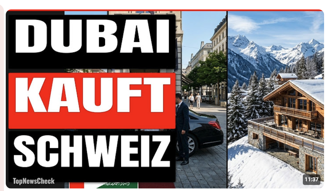 DUBAI KAUFT SCHWEIZ + Cologny verliert + UBS warnt