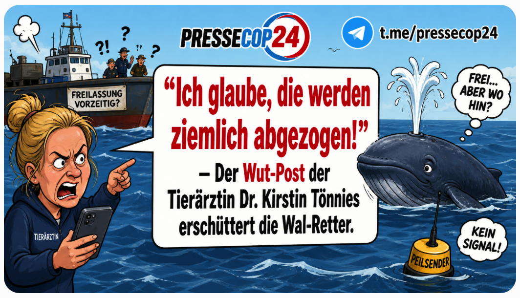 „Ich glaube, die werden ziemlich abgezogen!“ – Der Wut-Post der Tierärztin Dr.Kirstin Tönnies erschüttert die Wal-Retter.