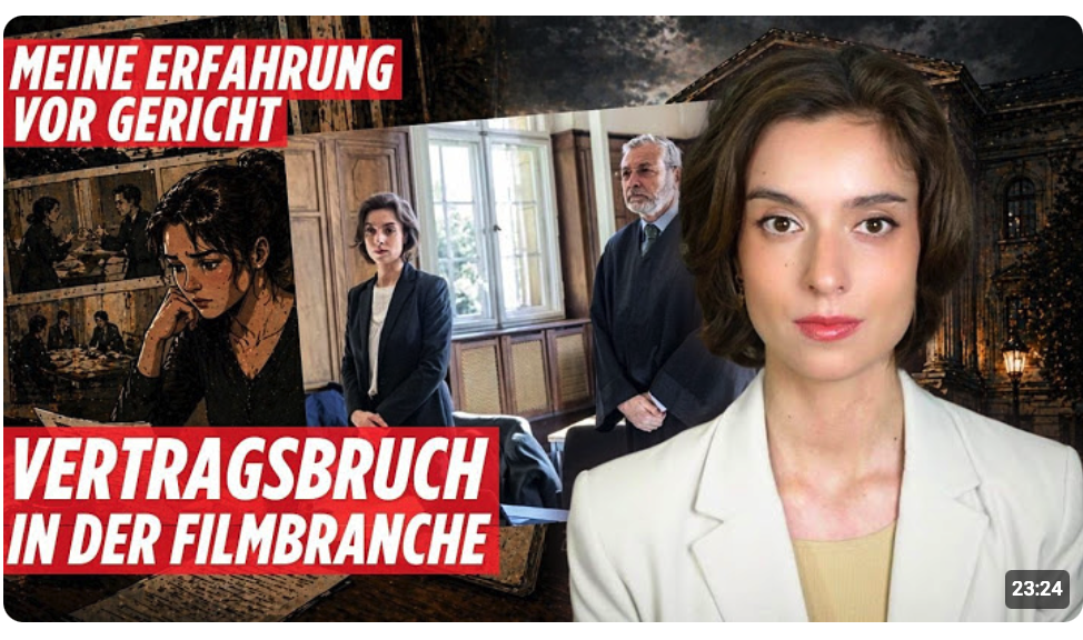 Verliere ich vor Gericht? Die ganze Geschichte: Mein Prozess gegen eine Berliner Filmproduktion