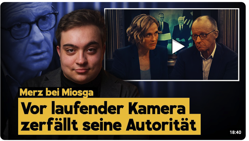 Merz bei Miosga: Der Untergang der CDU