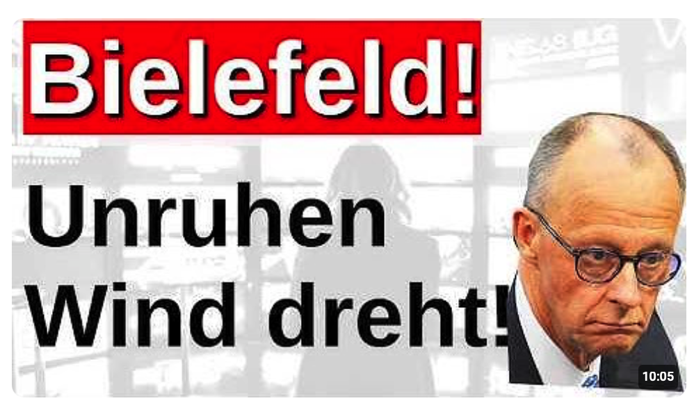 Bielefeld in Aufruhe! Der Wind dreht sich! Bürger gehen auf die Straße!