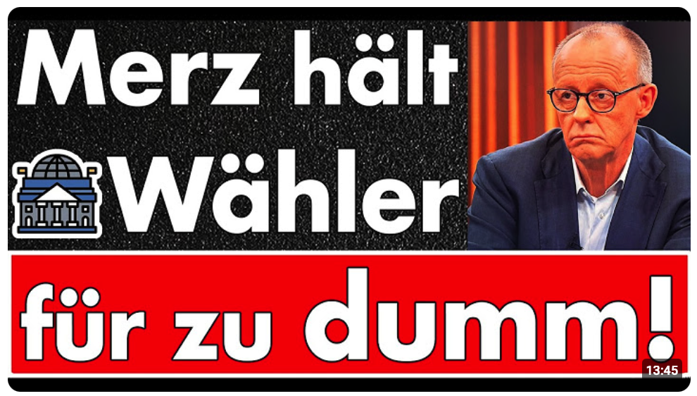 Merz lügt ungestraft bei Miosga – Moderatorin schaut zu! GEZ-Propaganda für 18,36 € sonst Knast!