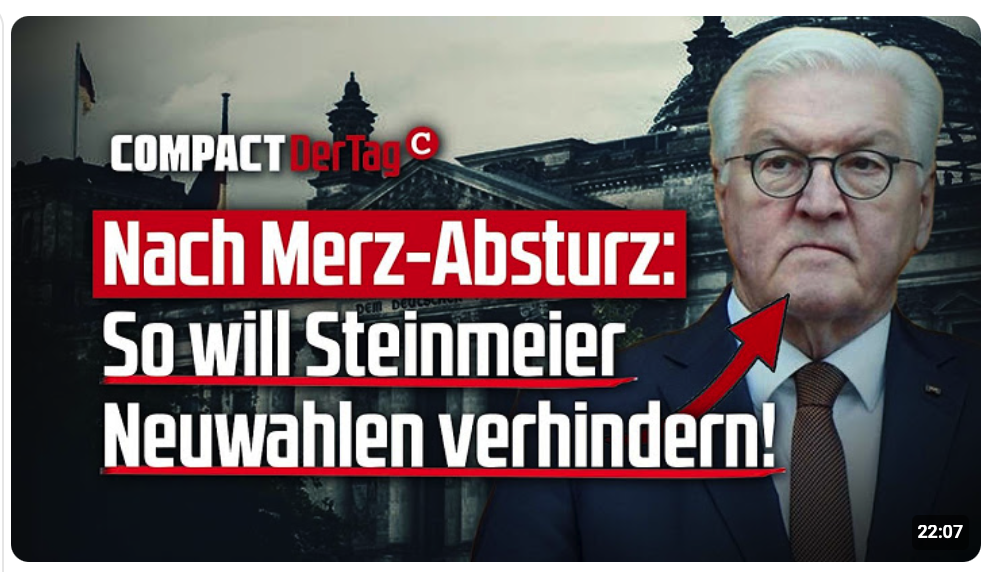 Nach Merz-Absturz: So will Steinmeier Neuwahlen verhindern!