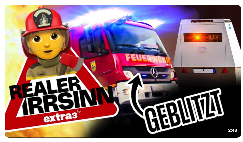 Realer Irrsinn: Feuerwehr geblitzt im Einsatz in Taucha | extra 3