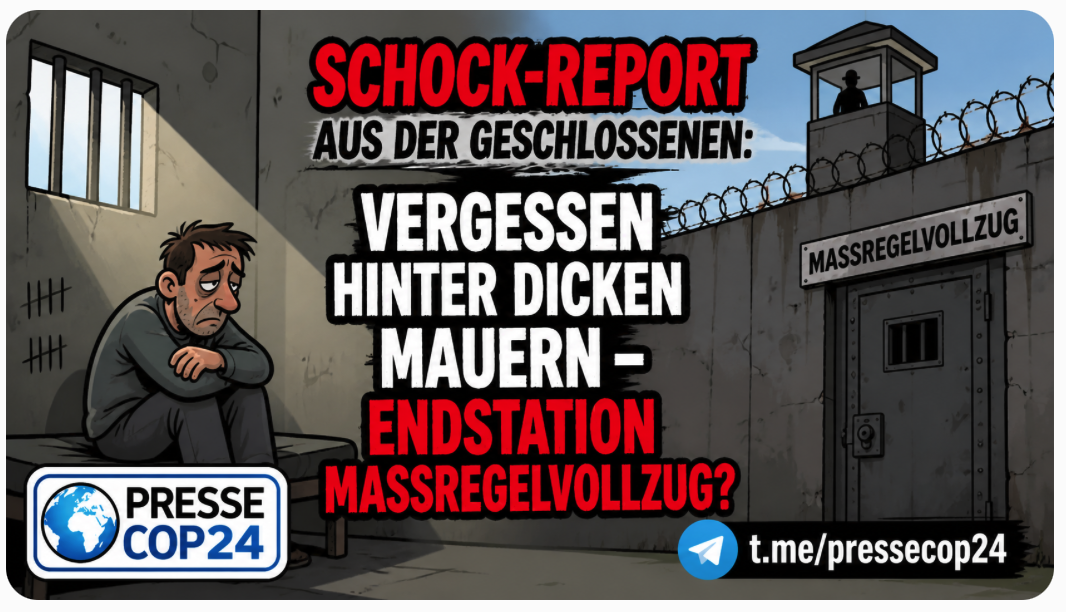 SCHOCK-REPORT AUS DER GESCHLOSSENEN: Vergessen hinter dicken Mauern – Endstation Maßregelvollzug?