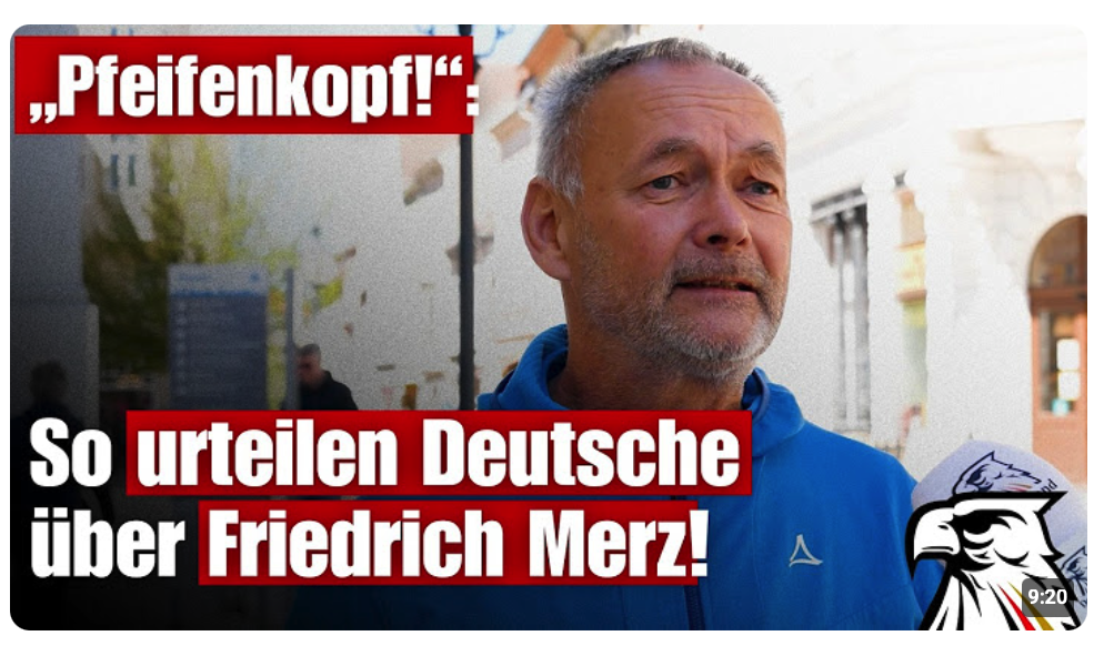 „Pfeifenkopf!“: So urteilen Deutsche über Friedrich Merz!