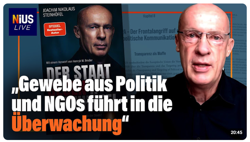 Der Staat gegen Steinhöfel: Warum JEDER der Nächste sein kann | NIUS Live