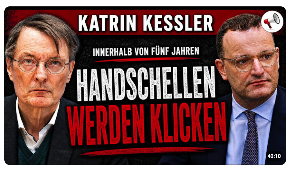 Handschellen werden und müssen klicken! Ärztin Katrin Kessler über Druck, Corona und Aufarbeitung