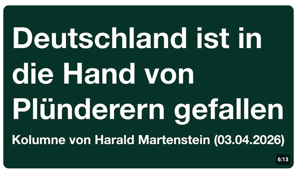 Deutschland ist in die Hand von Plünderern gefallen