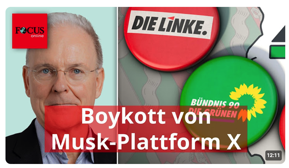 Boykott von Musk-Plattform beweist rot-rot-grünen Machtplan