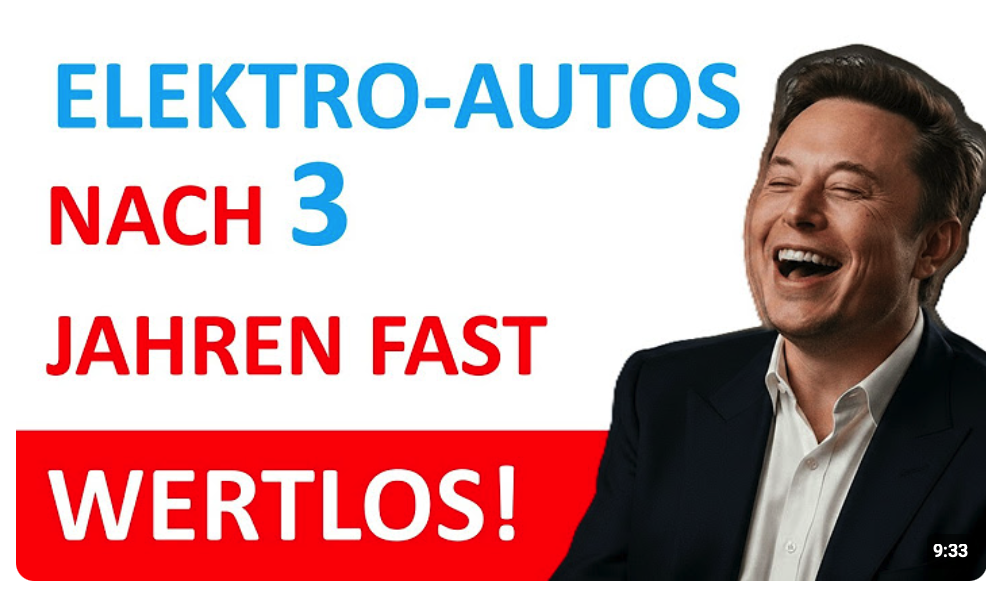 Elektroautos – Jetzt mit Geldverbrennungs-Garantie!