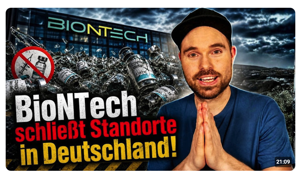 BioNTech schließt Standorte in Deutschland!