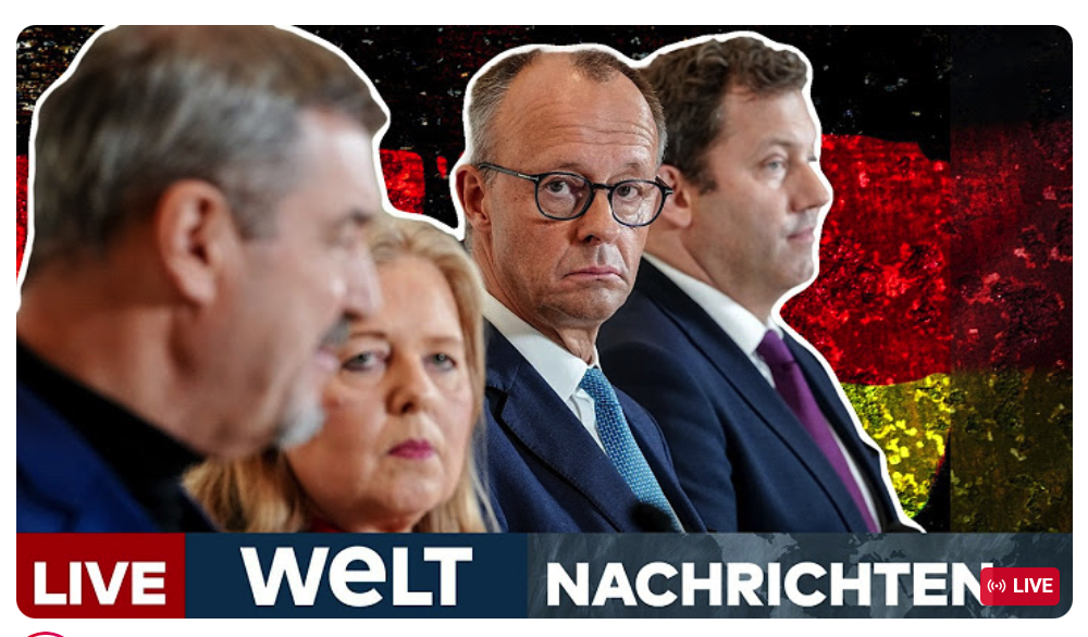 DEUTSCHLAND: Ein Jahr Regierung Merz: „Ungenügend, Note 6!“ – Der Lack ist ab! | WELT LIVESTREAM