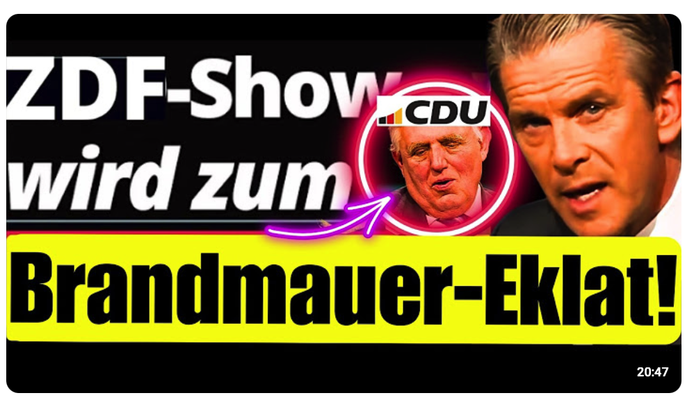 „Das ist traurig“ – Lanz zerlegt CDU-Politiker und hinterfragt Brandmauer !