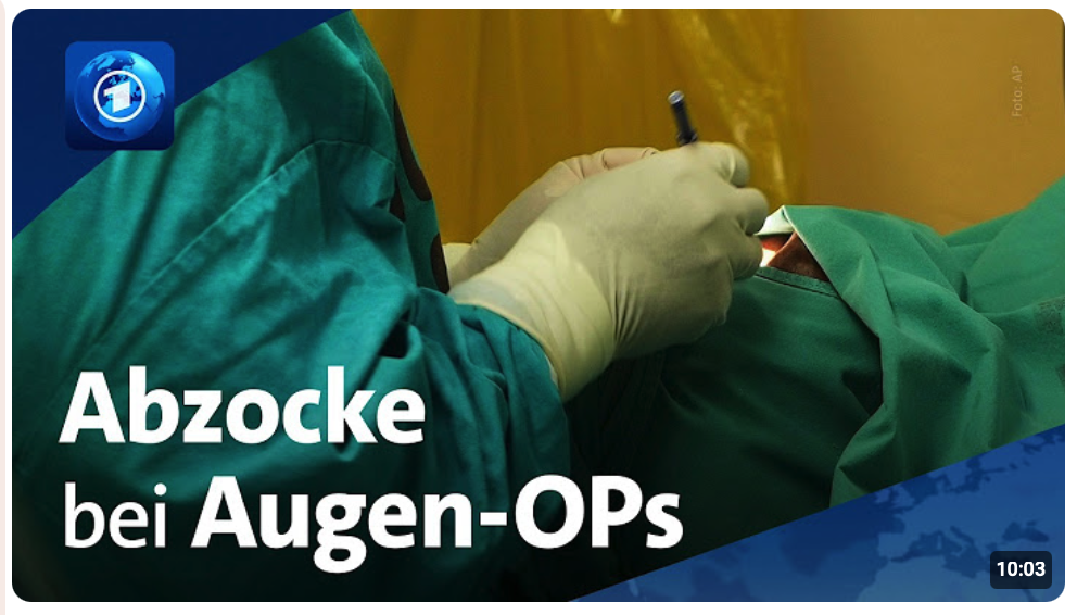 NDR-Recherche: Abgezockt bei Grauer-Star-Operationen
