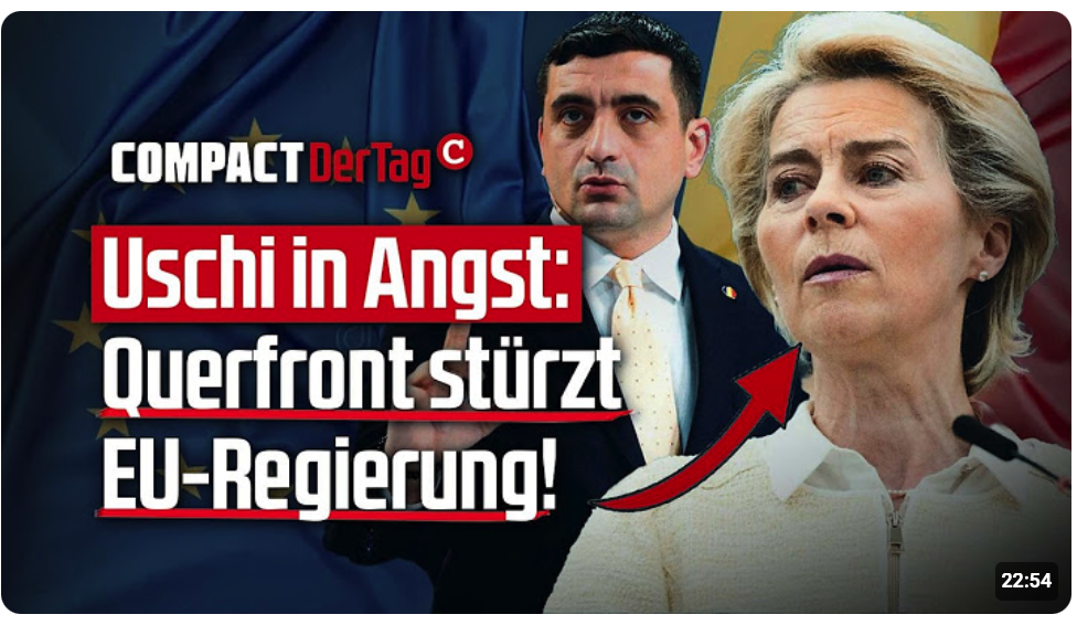 Uschi in Angst: Querfront stürzt EU-Regierung!