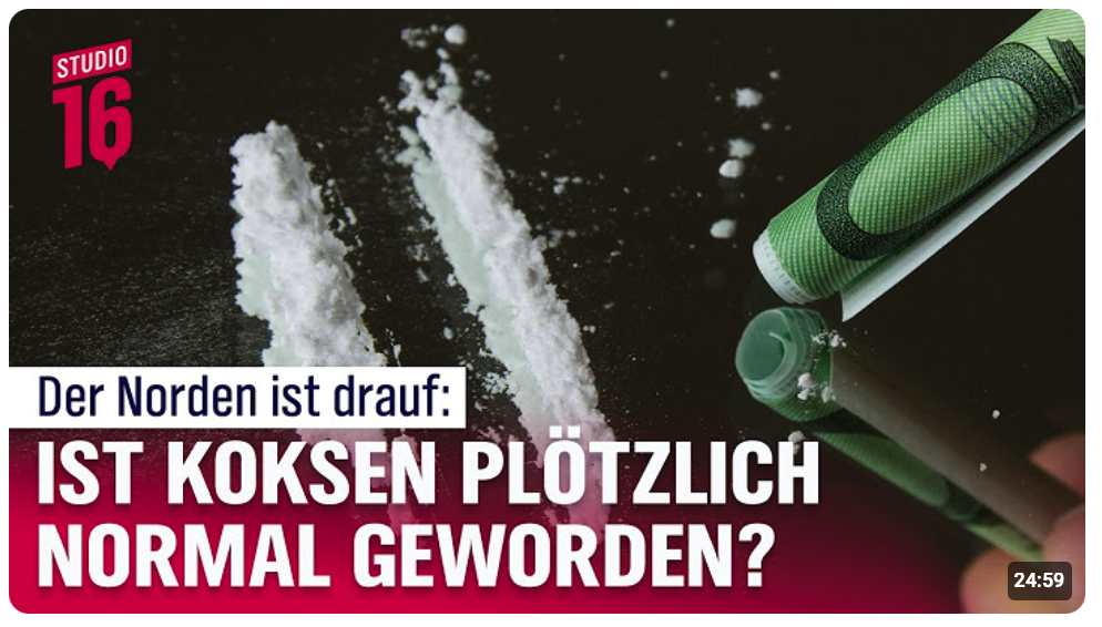 Wenn Kokain Alltag wird: Was die Droge mit Menschen im Norden macht | Studio16 I NDR Info