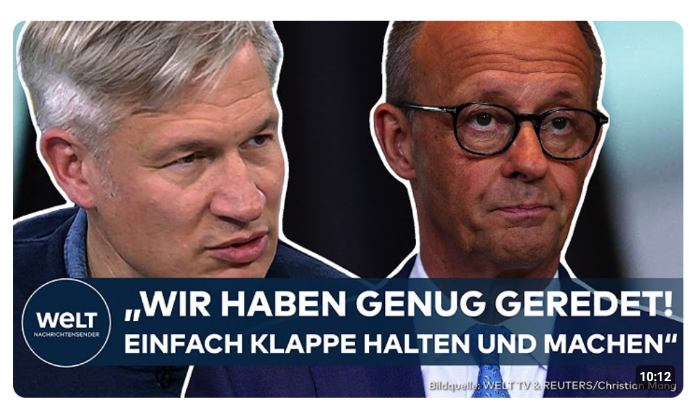 KOALITION: „Das ist absurd!“ Schwarz-Rot bald am Ende? Ulf Poschardts düstere Merz-Prognose