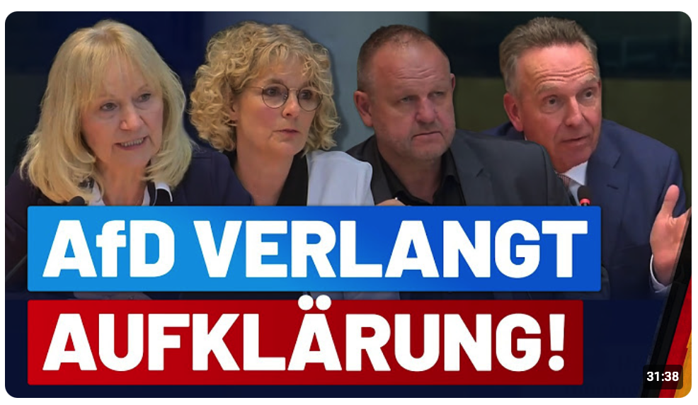 Corona-Enquete-Kommission: AfD verlangt Aufklärung über Daten und Grundrechtsverletzungen!
